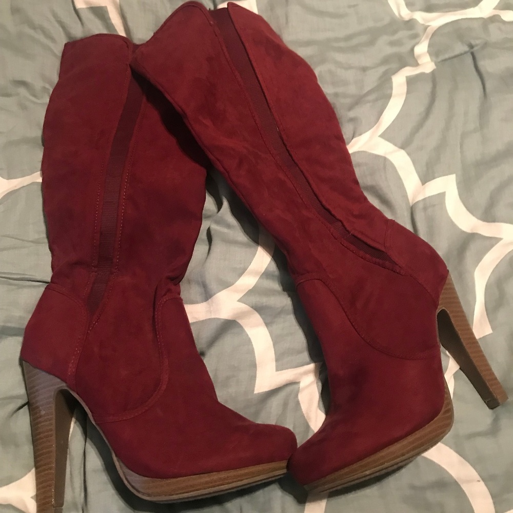 Forever Maroon Boots